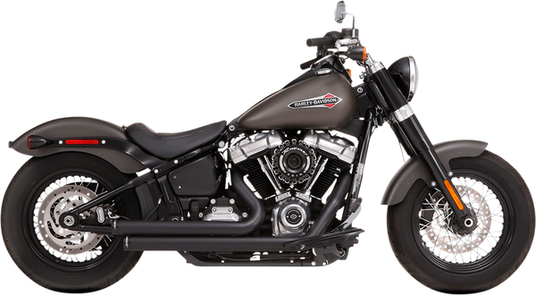 Exhaust System 2 Into 1 Softail 18+ Black, 1, nordicamoto.ro