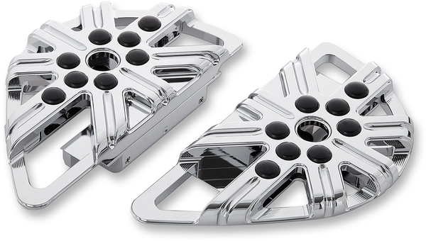 Adjustable Driver Floorboards Silver, 1, nordicamoto.ro
