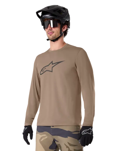 Alpinestars A-dura Astar Long Sleeve Jersey Brown -1
