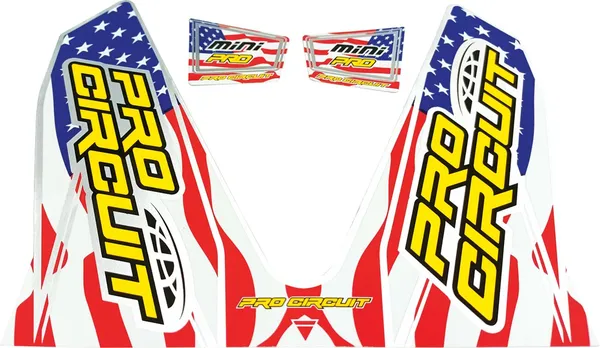 T-6 Exhaust Decals Blue, Red, White-0