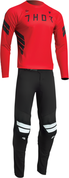 Tricou MTB Thor Assist Sting Red-6