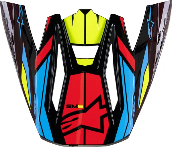 Cozoroc Casca Alpinestars SM5 Act 2 Black/Yellow/Red-0
