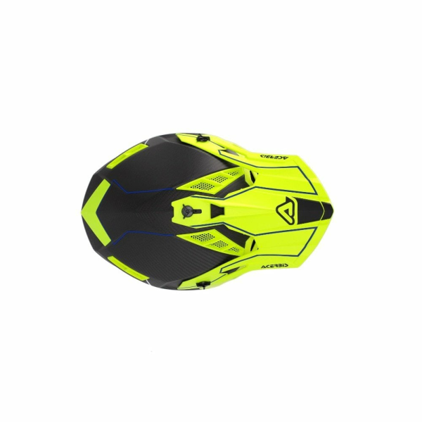 Casca Acerbis Steel Carbon 22.06 Black/Yellow-0