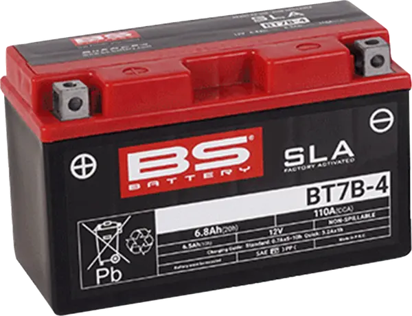 Sla Factory- Activated Agm Maintenance-free Battery Black-1