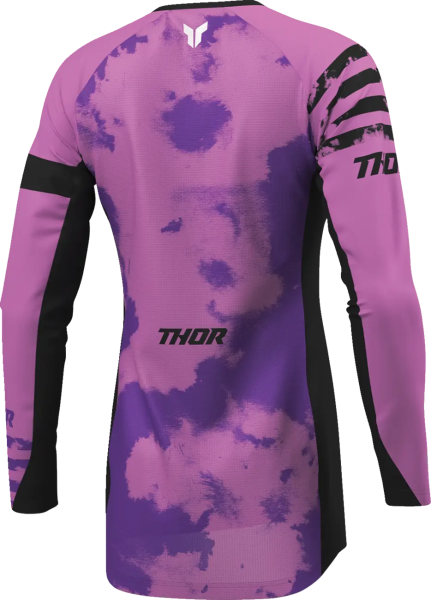Womens Launchmode Bleach Jersey Purple, Black -6