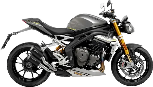 Tobă de eșapament LeoVince LV-10 Black Slip-On pentru Triumph Speed Triple 1200 – Negru Mat, 1, nordicamoto.ro