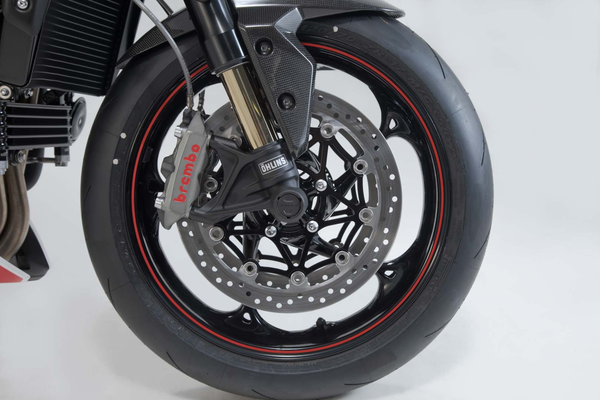 Front Axle Slider Set Black-2
