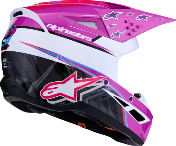 Casca Alpinestars SM3 Falcon Mov/Alb/Roz XS, 7, nordicamoto.ro