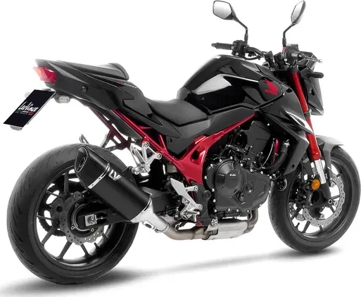 Tobă de eșapament LeoVince LV-14 R Black Edition Slip-On pentru Honda CB750 Hornet, 3, nordicamoto.ro