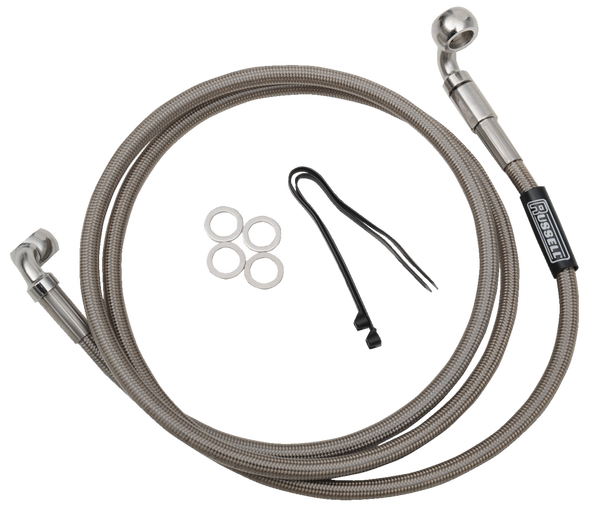 Proswivel Universal Brake Hose Silver, 1, nordicamoto.ro
