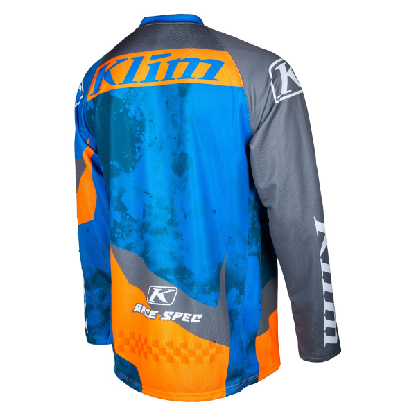Tricou Snowmobil Klim Revolt Black - Fiery Red-9