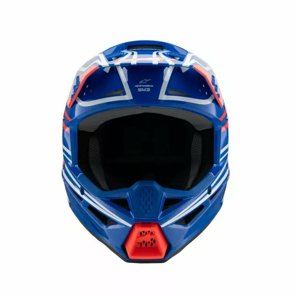 Casca Copii Alpinestars Youth S-m3 Wurx Black/Blue/Red/White-2