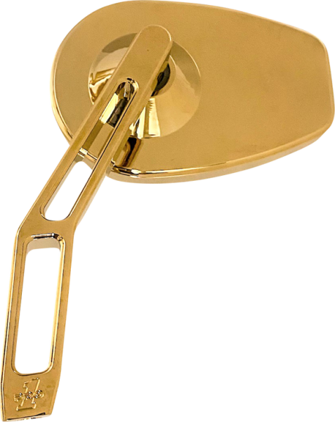 Micro Mirror W/v2 Cut-out Stem Gold, 2, nordicamoto.ro