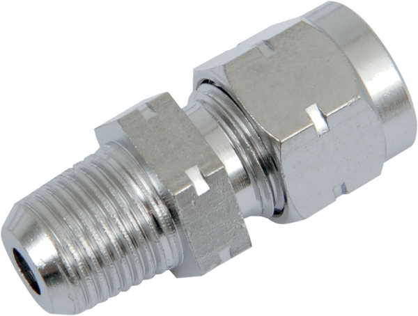 Chrome Rocker Oil Line Tube Fitting Chrome, 1, nordicamoto.ro