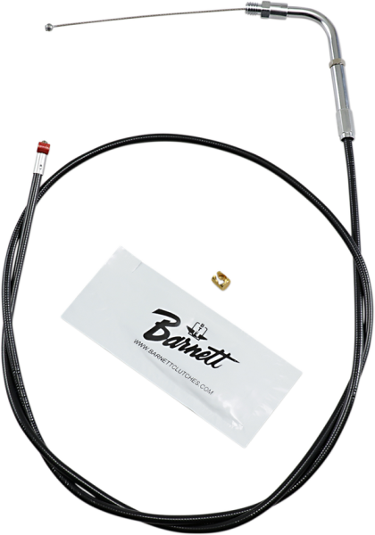 Black Vinyl Throttle/idle Cable Black Standard, 1, nordicamoto.ro