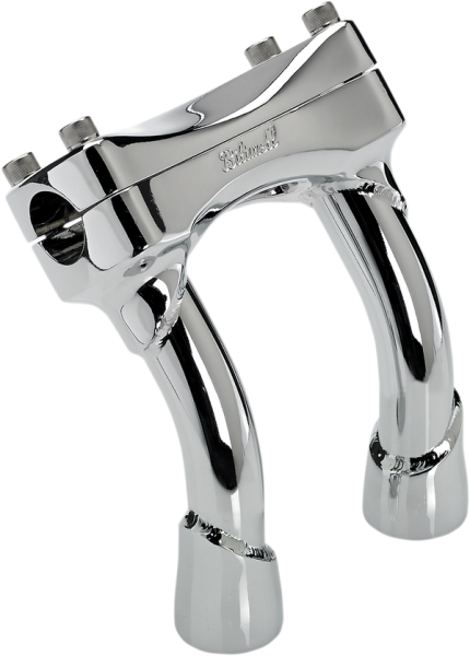 Murdock Handlebar Riser Silver, 1, nordicamoto.ro
