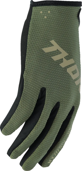 Youth Ridemode Static Gloves Green -1