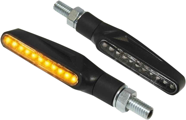 Universal E-marked Led Indicator Light Black, Matte, 1, nordicamoto.ro