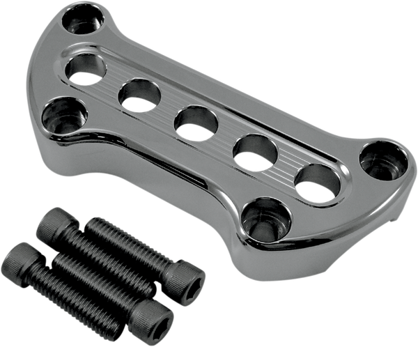 Upper Handlebar Clamp Silver, 1, nordicamoto.ro
