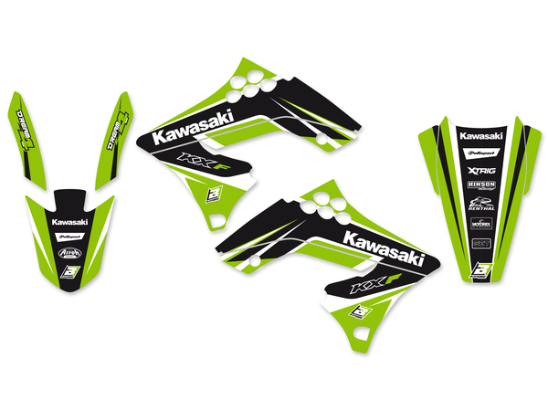 Dream 4 Graphics Kit Black, Green, White, 2, nordicamoto.ro