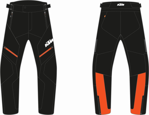 Pantaloni KTM Apex V4 Orange/Black-1