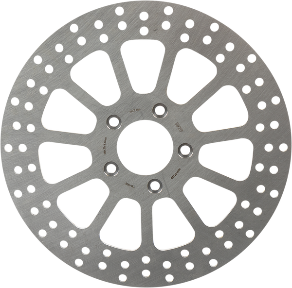 Brake Rotor Fixed Round Silver, Stainless Steel, 2, nordicamoto.ro