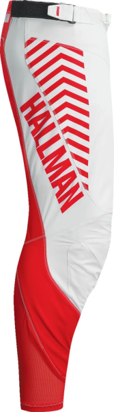 Pantaloni Thor Hallman Differ Slice Red/White-2