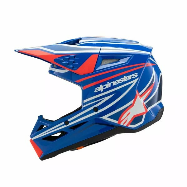 Casca Copii Alpinestars Youth S-m3 Wurx Black/Blue/Red/White-1