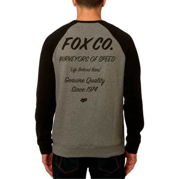 Bluza FOX RESIN CREW Black/Gray-1