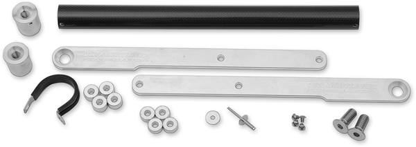 Carbon Fiber Rear Bumper Kit Silver, 1, nordicamoto.ro