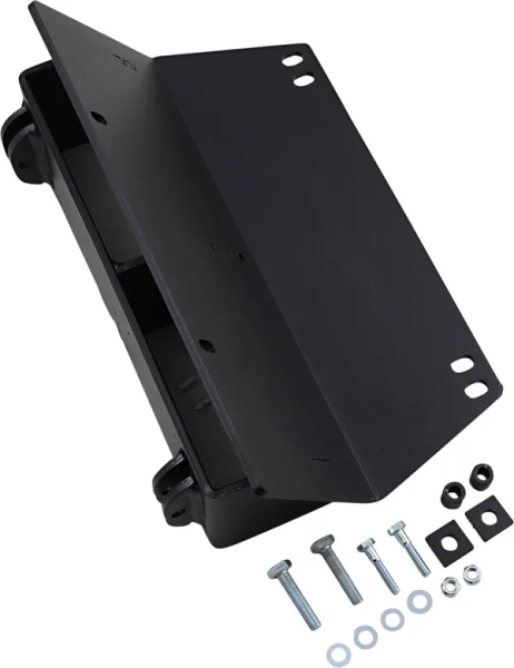 Plow Mount Plate For Rm5 Rapid Mount Plow System Matte Black, Powder-coated 