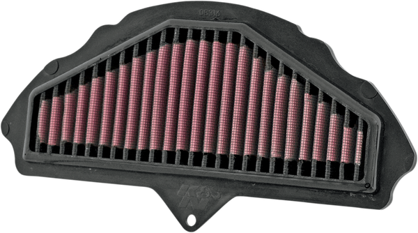 High-flow Air Filter Black, Red, 1, nordicamoto.ro
