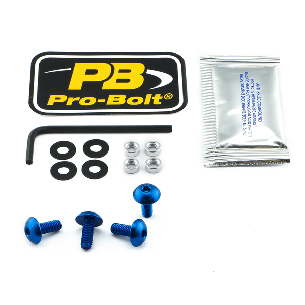 Screen Bolt Aluminium Blue, 1, nordicamoto.ro