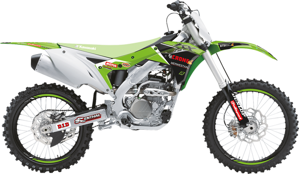 Graphic Kit Replica Team Kawasaki H&f 2022 Green, Black, 2, nordicamoto.ro