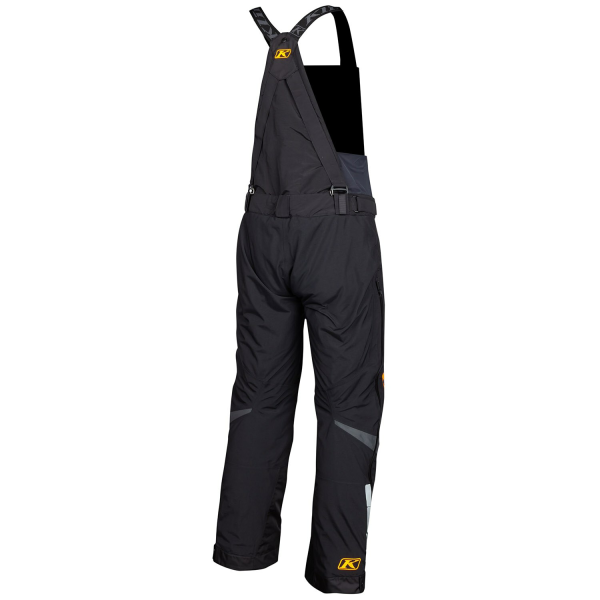 Pantaloni Snowmobil Klim Keweenaw Bib Insulated Black - Strike Orange-3