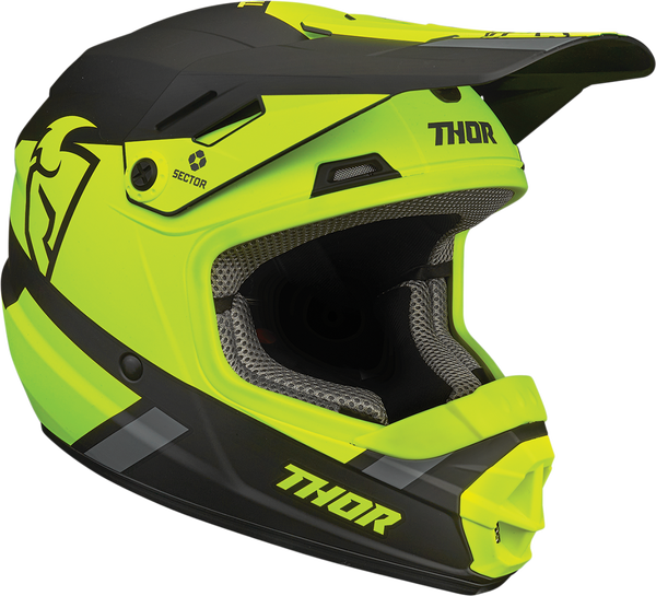 Youth Sector Split Mips Helmet Hi-vis, Yellow  S, 1, nordicamoto.ro