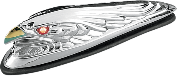 Eagle Head Front Fender Ornament Chrome, 1, nordicamoto.ro