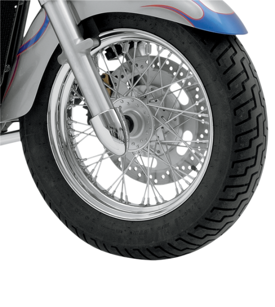 Fork Bullets Axle Nut Covers Chrome, 2, nordicamoto.ro
