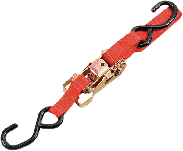 1(r) Heavy-duty Ratcheting Tie-downs Red, 1, nordicamoto.ro