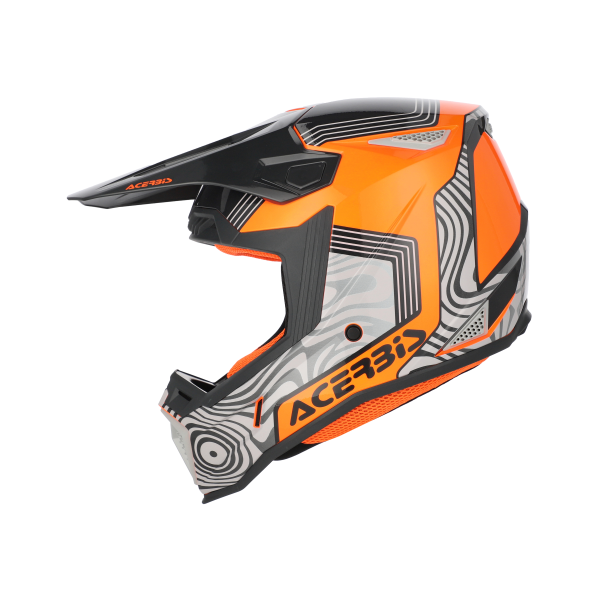 Casca Acerbis Whoops Graphic Gri/Portocaliu XXL-10