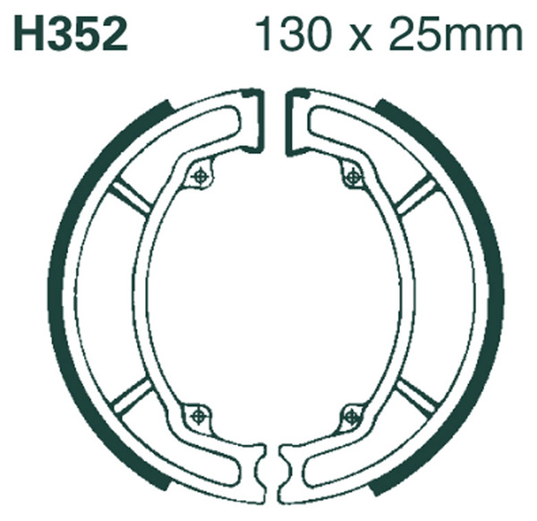 Standard Brake Shoes, 1, nordicamoto.ro