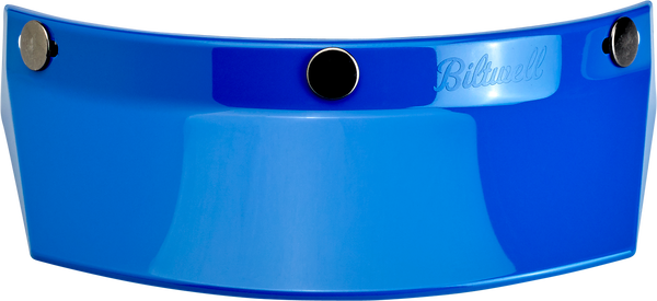 3-snap Moto Helmet Visor Blue ONE SIZE, 2, nordicamoto.ro