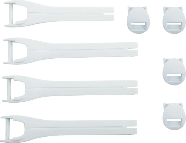 Kit Curele Cizme Moose Racing Qualifier White-0