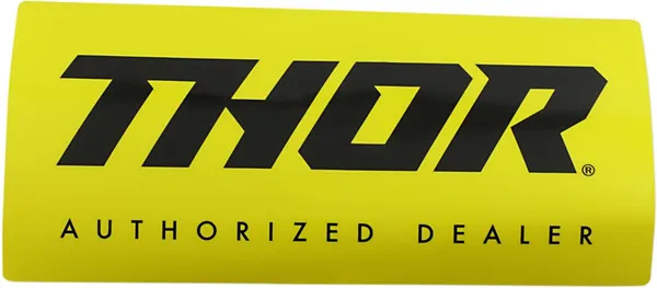 Thor Authorized Dealer Decal Black, Yellow-0