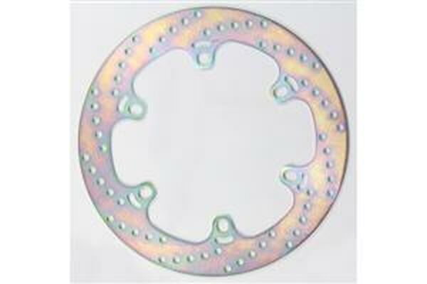 Round Hpsr Solid Brake Rotor Silver, Stainless Steel, 1, nordicamoto.ro