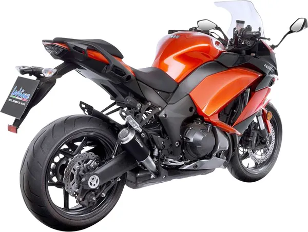Tobă de eșapament LeoVince LV-10 Black Edition Slip-On pentru Kawasaki Z1000 (2010-2020), 3, nordicamoto.ro