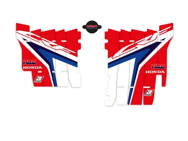 Replica Rad Louver Graphics Blue, Red, White, 1, nordicamoto.ro