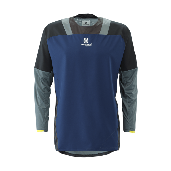 Tricou Husqvarna Gotland Blue/Grey/Black-4