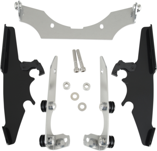 Fats/slim Windshield Trigger-lock Complete Mount Kit Black
