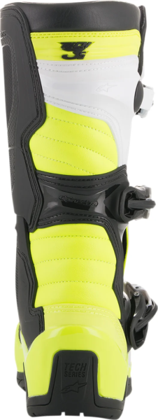 Cizme copii Alpinestars Tech 3S Black/White/Yellow Fluo 34, 2, nordicamoto.ro